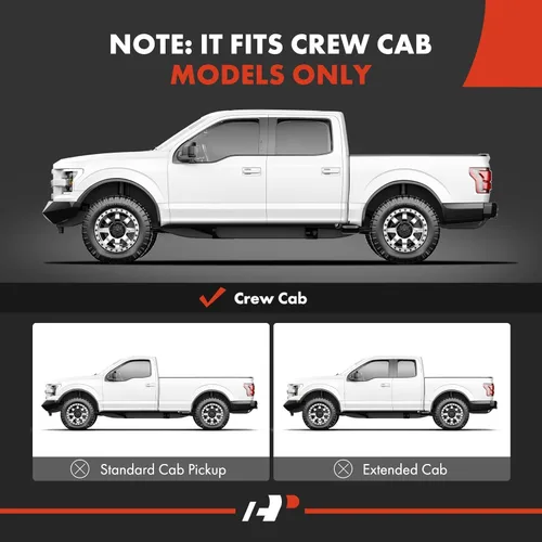 Miniatura 11 de A-Premium Actuador de pestillo de cerradura de puerta compatible con Nissan Titan 2004-2014 Crew Cab Pickup, lado trasero izquierdo del conductor