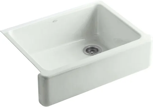 Miniatura 41 de KOHLER Whitehaven® K-6427-42 - Fregadero de cocina empotrado de 35-3/4 pulgadas, autorecortable, Smart Divide, Grande/Mediano con Delantal alto