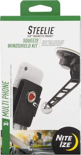 Miniatura 11 de Nite Ize Steelie Kit de parabrisas – Soporte magnético para teléfono celular para accesorios de coche – Soporte resistente para parabrisas de coche
