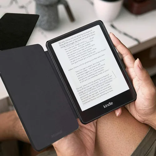 Miniatura 7 de Miimall for All-New Kindle Case 11th Gen, 2022, Lightweight Premium PU Leather Bumper, Anti-Fingerprint Magnetic Auto Wake/Sleep Shockproof Case