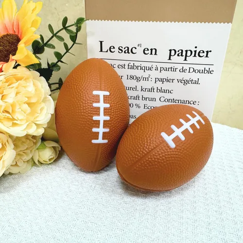Miniatura 8 de ALISSAR Paquete de 6 mini pelotas de fútbol de 5.7 pulgadas, mini pelotas de fútbol de espuma para decoración de fiesta de fútbol y superbowl