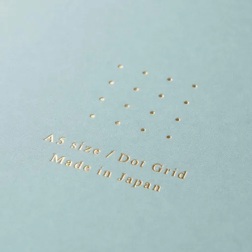 Miniatura 6 de Midori 15334006 Notebook, Ring Notebook, Color, Dot Square, Blue, A5