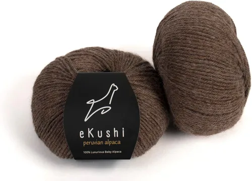 Miniatura 48 de 100% Hilo de Alpaca para Bebé para Tejer y Ganchillo - Juego de 3 Madejas de Hilo Premium DK - Ligero, Hipoalergénico y Térmico Hecho en Perú - N010