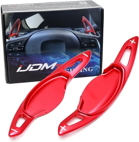 Miniatura 9 de iJDMTOY JDM Style Sports - Extensión de paletas de cambio de aluminio azul más grande compatible con Honda Civic 2022 en adelante, Accord 2023+
