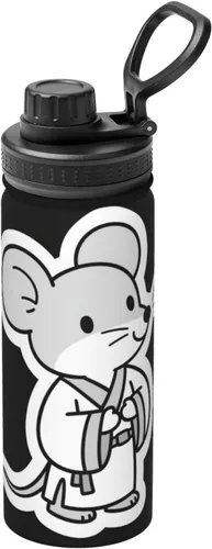 Miniatura 16 de Abstract flowers Printed Insulated Water Bottle, 18oz Stainless Steel Funny Travel Mug, Leakproof Hot & Cold for Sports, Gym, Hiking