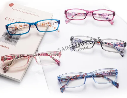 Miniatura 6 de Paquete de 5 pares de anteojos de lectura para computadora para hombres y mujeres con bloqueo de luz azul antifatiga para la lectura (5 Mix-6, 2.0)