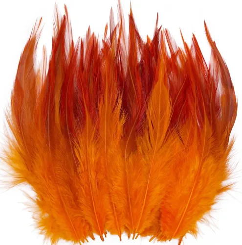 Miniatura 8 de 200 plumas rojas burdeos para manualidades, 5-7 pulgadas, pluma de gallo para atrapasueños, suministros de boda, hogar, fiesta, decoración, aretes