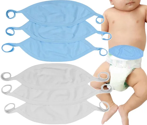Miniatura 18 de ToBeInStyle Paquete de 3 Cómodas Fajas Abdominales para Bebés Recién Nacidos - Pastel - Talla Única Paquete de 3: Pastel