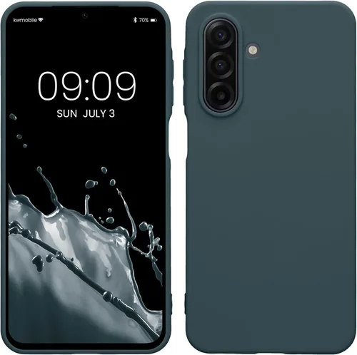 Miniatura 56 de kwmobile Funda compatible con Samsung Galaxy A23 4G / 5G - Funda de silicona TPU metálica suave y delgada - Rojo oscuro metálico