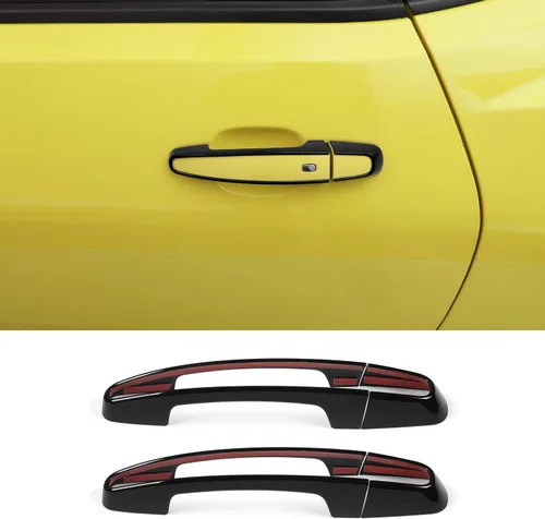 RAZPOY Funda para manija de puerta, protector de manija de puerta exterior compatible con Chevrolet Chevy Camaro 2017+ accesorios exteriores, color