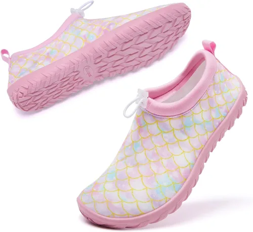 Miniatura 2 de Racqua Zapatos acuáticos para niños y niñas, zapatos acuáticos de secado rápido para playa y piscina (niños pequeñosgrandes)