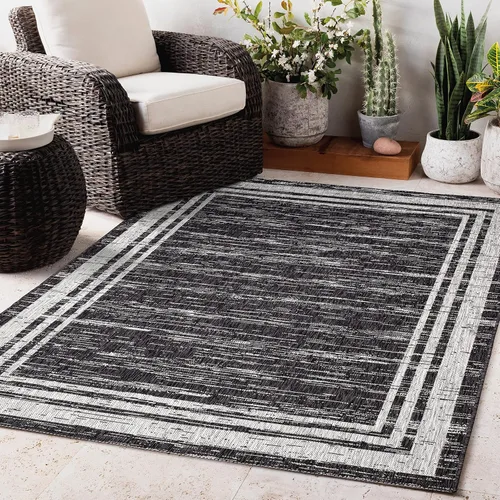 Miniatura 276 de Keen Home Design Alfombra de pasillo para exteriores, 26 x 119 pulgadas, lavable para interiores y exteriores, para patio, cocina, balcón, playa