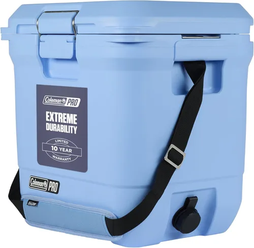 Miniatura 11 de Coleman Pro Enfriador Rígido Premium Ultraligero de Servicio Pesado de 25 cuartos, Aislamiento Extra Grueso Mantiene el Hielo hasta 3 Días, Neptuno
