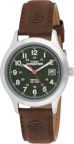 Miniatura 5 de Timex Expedition Metal Field 40mm Men’s Analog Watch Luminous Hands 24 Hour Time Quick Date Function Rugged Outdoor Watch 50M Water