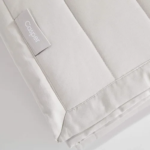 Miniatura 2 de Casper Manta con peso para dormir, 15 libras, color gris