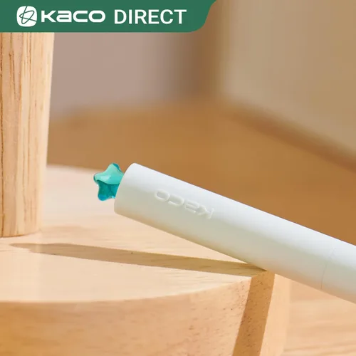 Miniatura 6 de Kaco FIRST Bolígrafos de gel lindos de papelería, tinta negra, 0.7 mm de punta media, bonitos bolígrafos con estrellas para diarios