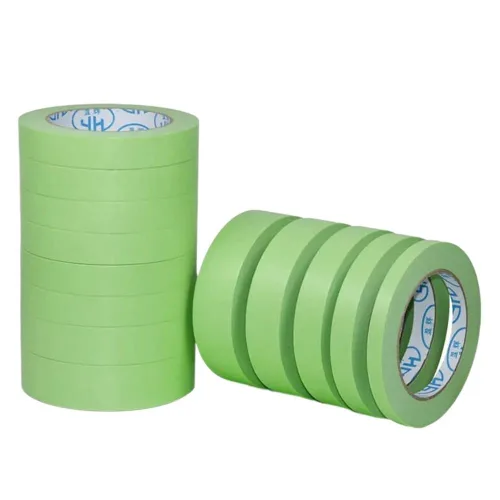 Washi Cinta adhesiva de un solo lado para pintura al óleo de casa de coche, cinta larga de papel para pulverización de pared, sin Huellas cinta