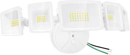 Miniatura 10 de Luz de inundación LED para exteriores de 120 W, luces de seguridad exteriores de 5 cabezales, 6500 K súper brillante, resistente al agua, IP65