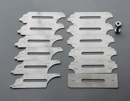Miniatura 8 de RIVERWELD Juego de Calibradores de Soldadura de Filete de 7 Piezas Calibrador MG-11 Rl Calibradores de Profundidad Prueba de Inspección de Soldadura