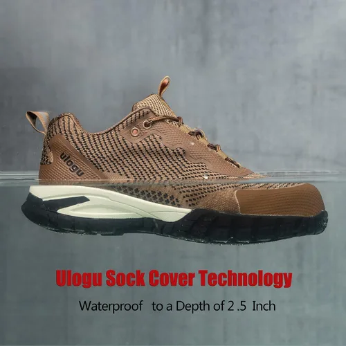 Miniatura 43 de ulogu Zapatos de senderismo impermeables para hombres y mujeres, cómodos, ligeros, antideslizantes, para caminar todo el día, para trabajar y caminar