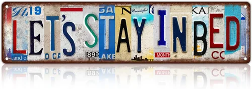 Miniatura 11 de Cartelería Vintage para Pared "Stay Grateful" Señales de Calle de Metal de Lata 16 x 4 Pulgadas Kt-A-12