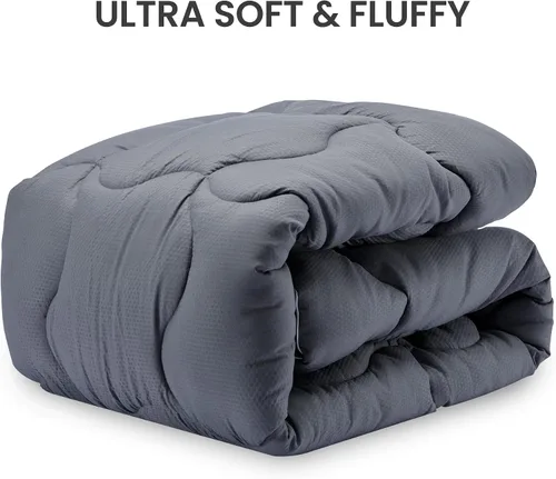 Miniatura 7 de SLEEP ZONE Cubrecolchón de tamaño individual, funda de colchón refrescante esponjosa de plumón alternativo de 8 a 21 pulgadas de profundidad