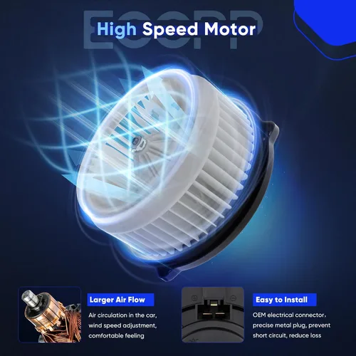 Miniatura 3 de ECCPP Motor de ventilador de calentador HVAC para Acura TSX 2004-2008/Honda Accord 2003-2007/2008-2014 para Honda Ridgeline 2009 2010 2011 2012 2013