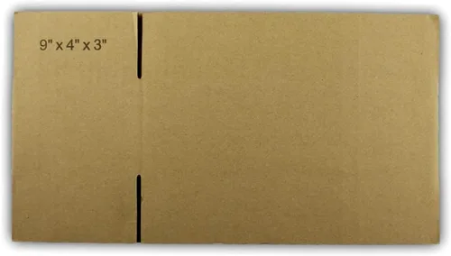 Miniatura 5 de EcoSwift 5 cajas de embalaje de la cartulina acanalada 9x4x3 que envían por correo los cartones móviles de la caja de envío
