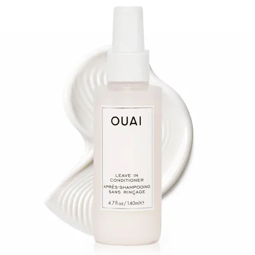 OUAI Acondicionador sin enjuague y protector térmico para el cabello - Prepara el cabello para el peinado o usa como spray desenredante para