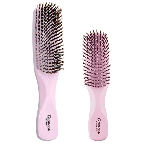 Miniatura 12 de Giorgio Cepillo desenredante suave para el cabello, cerdas de doble longitud para hombres, cabello fino y grueso, masajeador de cuero cabelludo