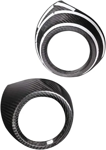 Miniatura 6 de Cubierta de salida de aire acondicionado lateral de fibra de carbono 100% real para Alfa Romeo Stelvio Giulia 2017-2020 (Giulia)