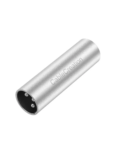 Miniatura 11 de CableCreation Adaptador XLR - Conector hembra a macho, acoplador de extensión de cable de micrófono XLR compatible con mezclador, altavoz