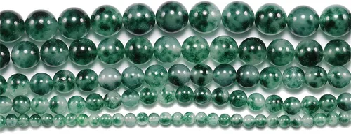 Miniatura 5 de 4 6 8 10 0.472 in cuentas de piedras preciosas naturales redondas de piedra suelta para bricolaje pulsera, collar, pendientes, joyería artesanía Azul