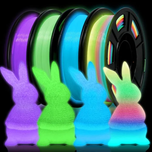Miniatura 22 de Yousu Seda de Doble Color Filamento PLA para 3D Impresora Filamento Coextrusión PLA Multicolor Filamento PLA 1.75mm (± 0.03 mm) Compatible
