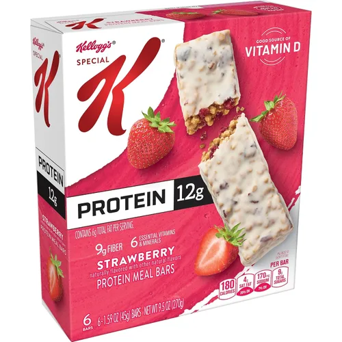 Miniatura 7 de Special K Barras de proteína en barra, 0.44 onzas de proteína, buena fuente de fibra, fresa (6 cajas, 36 unidades)