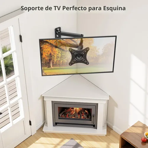 Miniatura 7 de IWORKBOARD Soporte de montaje en pared para monitor de TV de movimiento completo para la mayoría de pantallas curvadas LED LCD de 13 a 32 pulgadas