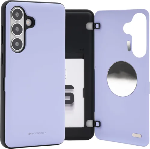 Miniatura 30 de GOOSPERY Funda tipo cartera para Samsung Galaxy S22 Ultra, [tarjetero] parachoques magnético de puerta con cierre automático, cubierta protectora