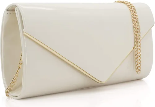 Miniatura 3 de Dexmay - Bolso de mano de charol con diseño de caramelo brillante para mujer