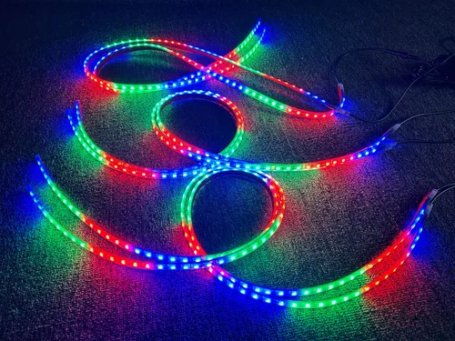 Miniatura 7 de Tira de luces LED RGB de 14 piezas de 5 pies para Polaris Slingshot Can-Am Spyder Ryker 2015-2026, kit de iluminación de acento de capó de rejilla