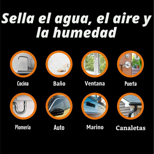 Miniatura 3 de Gorilla Sellador de silicona impermeable para calafatear y sellar, cartucho de 10 onzas (paquete de 1), sellador de calafateo transparente