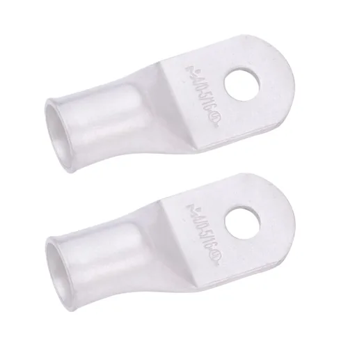 Miniatura 94 de SELTERM 5 piezas terminales de cable de cobre estañado 1/0 AWG perno de 1/2", extremos de cable de batería, terminales de anillo, conectores
