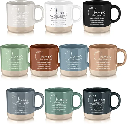 Miniatura 8 de Didaey 10 tazas de agradecimiento a granel CNA Week Gifts Bulk 13 oz Tazas de café de cerámica inspiradoras May You Be Proud Regalo