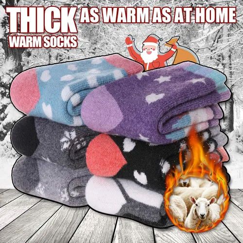 Miniatura 5 de Kids Wool Hiking Socks for Girls Boys Toddlers Thick Winter Warm Thermal Boot Socks