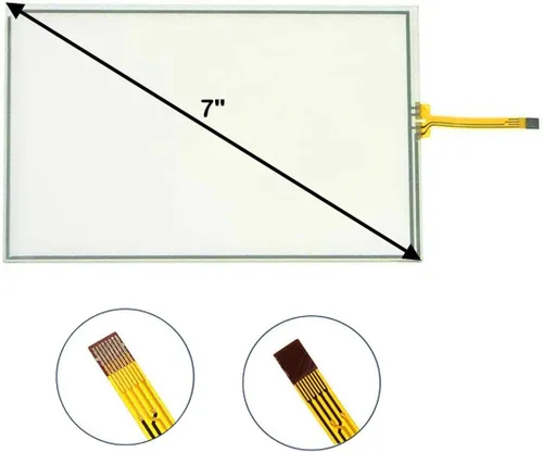 Miniatura 4 de SCREENTRONICS Digitalizador de cristal de pantalla táctil de 7 pulgadas, repuesto compatible para Toyota Tundra 2014-2019 Radio Navegación de 8 pines