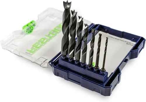 Miniatura 3 de Festool 577483 CENTROTEC - Juego de brocas de punta brad (7 piezas, BKS D 1/8"-1/2") CE/W/7