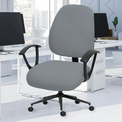 Miniatura 101 de Fundas elásticas para asiento de silla de oficina de escritorio - Funda universal de spandex para silla de computadora - Fundas removibles lavables