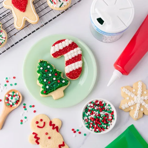 Miniatura 6 de Sweets Indeed Mezcla de Chispas Navideñas – Surtido Navideño de 6 Celdas 182.9 g Chispas Comestibles, Pastillas y Perlas de Azúcar para Decorar