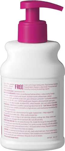 Miniatura 9 de Champú Douxo S3 Calm, Contiene 0.75% Ophytrium, Calmante, Para Piel Con Picazón, Irritación o Alergia, Para Perros y Gatos, 6.7 fl. oz. (200mL)