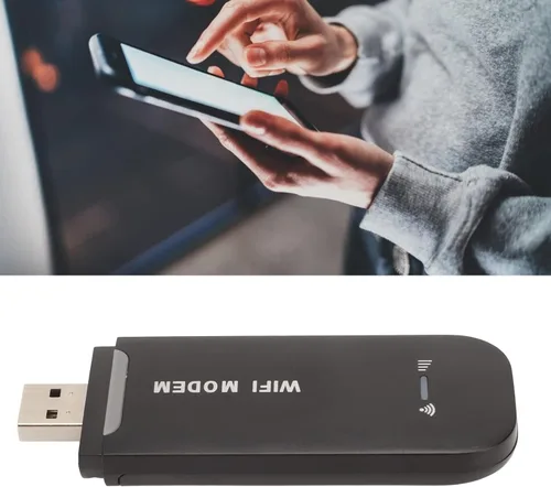 Miniatura 3 de Enrutador 4G, enrutador portátil 4G LTE, punto de acceso móvil hasta 10 usuarios, módem USB 4G Plug and Play con ranura para tarjeta SIM