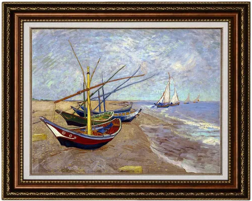 Miniatura 81 de ELITEAART- La noche estrellada por Vincent Van Gogh, pintura al óleo, reproducción de pintura al óleo, impresión en lienzo giclée, tamaño marcado